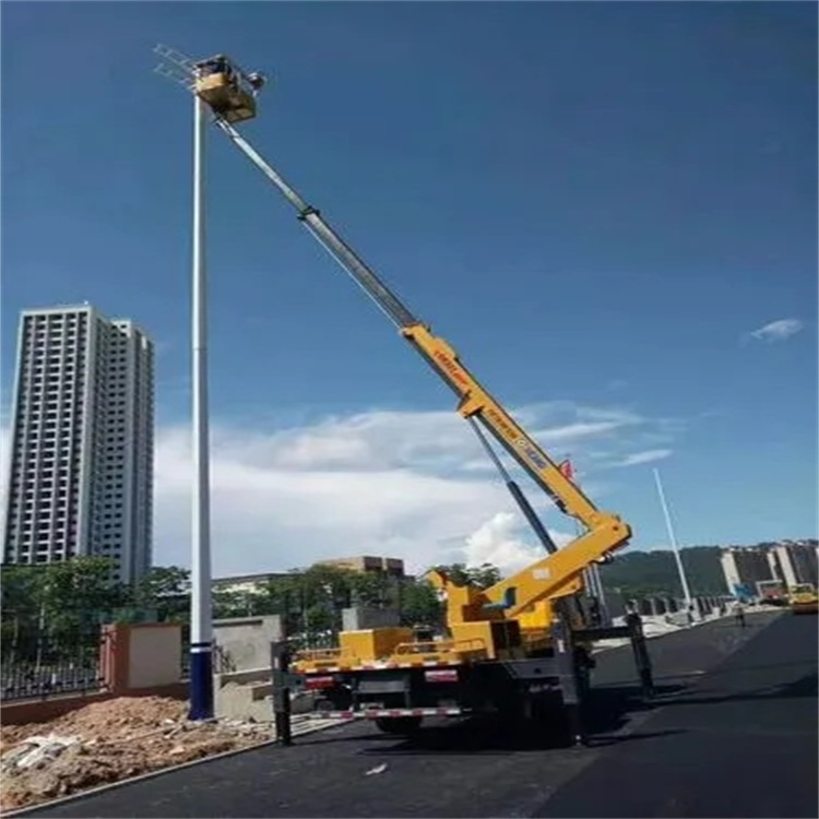 贡井维修路灯的曲臂升降车出租